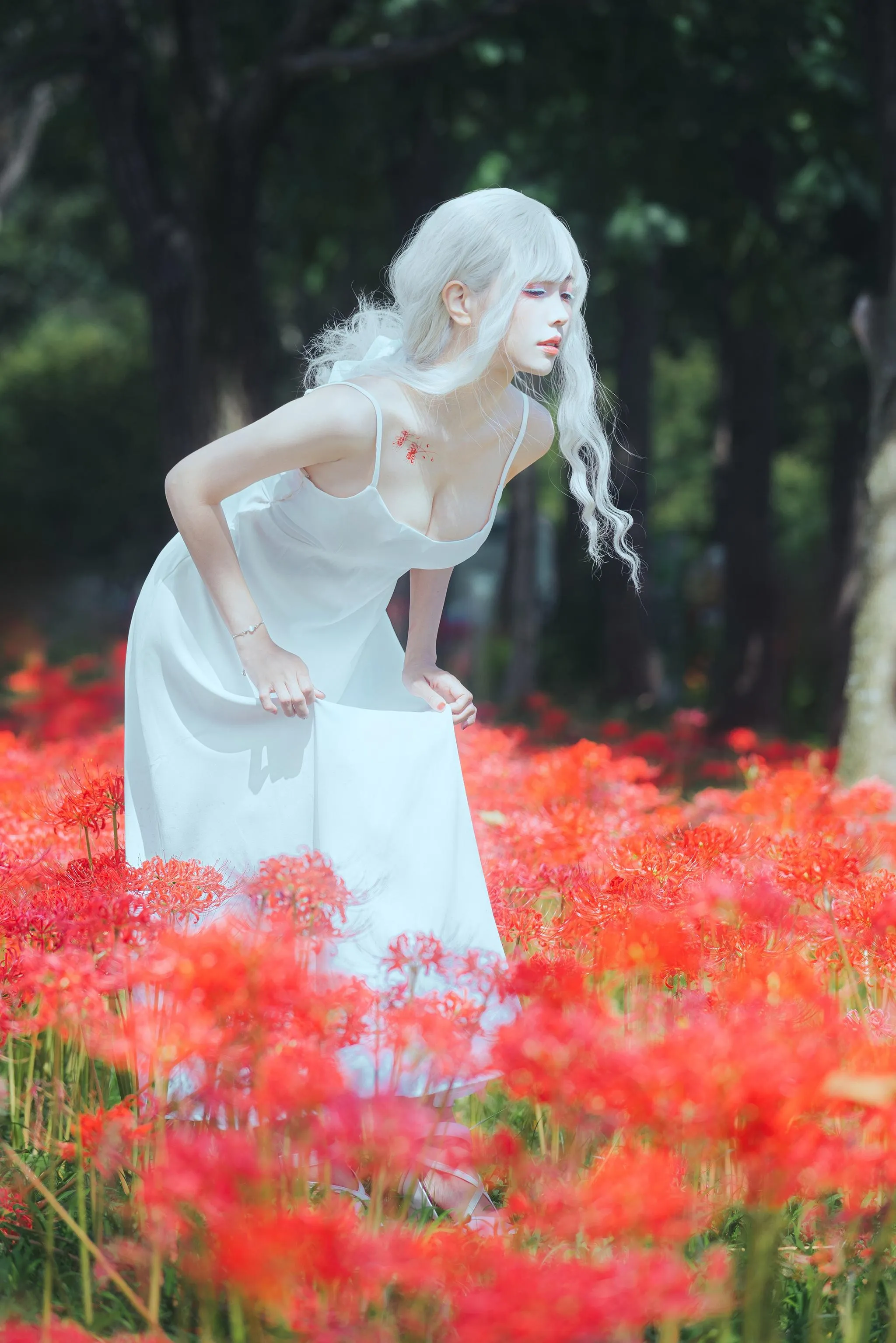 ElyEE子 – NO.129 23年10月订阅-B-White spider lily 白瓷彼岸 [27P]插图5